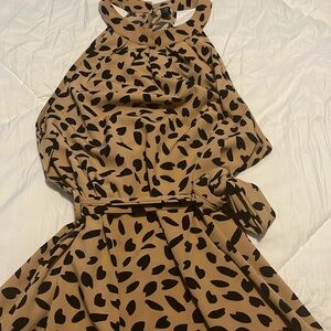 Adorable cheetah dress size 2XL